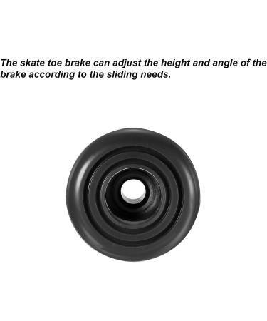 Patikil Roller Skate Toe Stops - Black Rubber Brake Stoppers with Screwdriver | Shop Now - Buy Online on SooperMarket.com