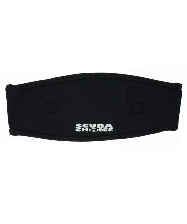 Scuba Choice Adult Comfort Neoprene Mask Strap Cover Black