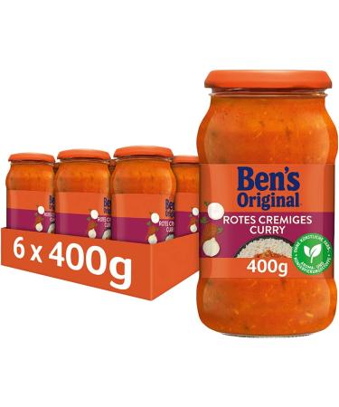 BEN'S ORIGINAL BEN'S ORIGINAL Ben's Original Sauce Red Creamy Curry 6 jars (6x 400g) Red Creamy Curry 400 g (pack of 6)
