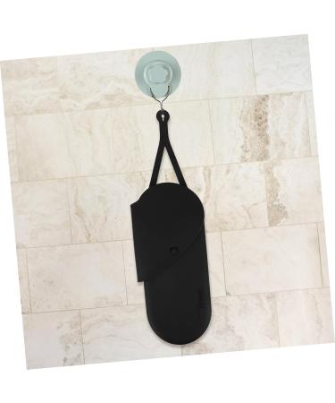 WOONEKY Curling Iron Storage Bag Hotel Storage Bag Storage Pouch Curling Iron Holder Curling Iron Bag Hair Straightener Holder Curling Iron Silicone Holder Hair Iron Silicone Bag 29.50X13.50X2.00CM Black - Buy Online on SooperMarket.com