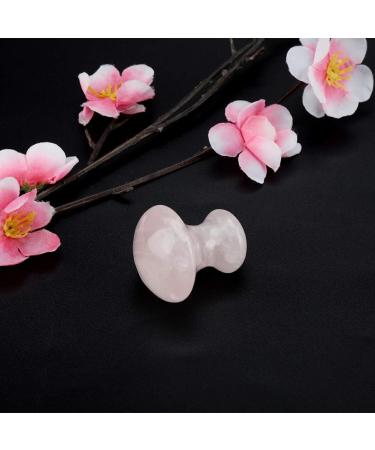 Rose Quartz Facial Mushroom Massager Tools | Sha Facial Stones for Glowing Skin - Shop Now - Buy Online on SooperMarket.com