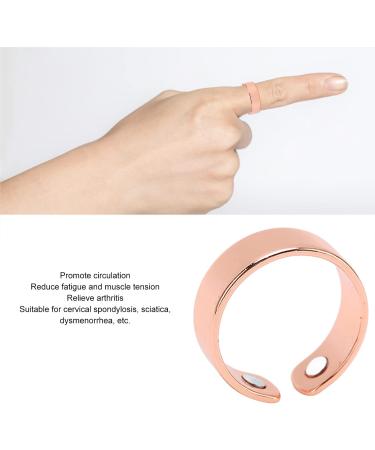 Finger Magnifying Ring for Arthritis Relief - Adjustable Health & Lymphatic Drainage Ring for Men and Women - Fatigue Relief in Elegant Rose Design - Buy Online on SooperMarket.com