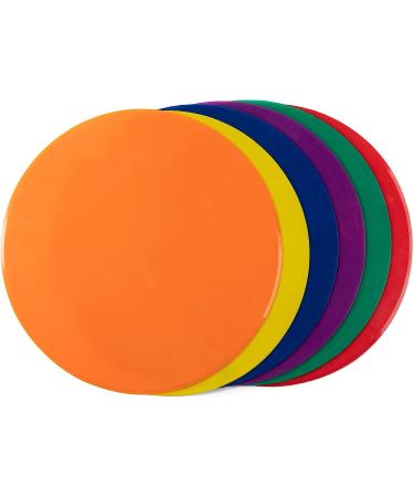Champion Sports MSPSET Poly Spot Markers - 10-inch Set of 6 for Sports Activities and Social Distancing - Buy Online on SooperMarket.com