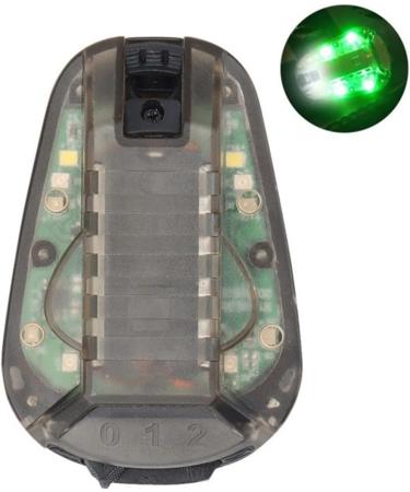 Mioyoow Tactical Helmet Light | Designable IR LED Flashlight for Adventurers | Green Tactical Klipp Light (No Battery) - Buy Online on SooperMarket.com