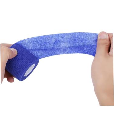 Tattoo Self Adhesive Elastic 5CM Wide Sports Tennis Elbow Bandage Nail Tapes Finger Protection Wrap Blue. - Buy Online on SooperMarket.com