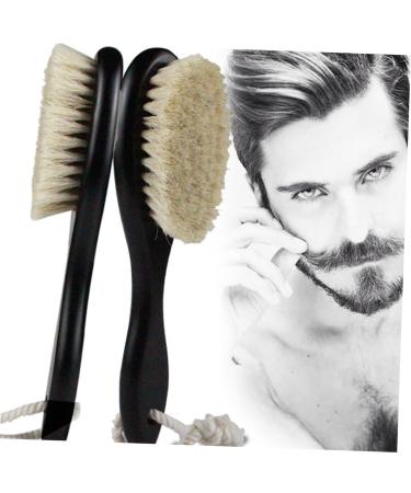Beavorty 3-Pack Bamboo Beard & Hair Brush Set for Men 20x5cm Mustache Baby & Bathroom Grooming Brushes - Buy Online on SooperMarket.com
