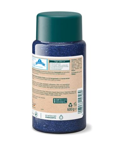 Kneipp Bath Crystals for Deep Relaxation - Natural Saline Luisenhall Salt Essential Patchouli Oil & Sandalwood - 600g | International Shipping - Buy Online on SooperMarket.com