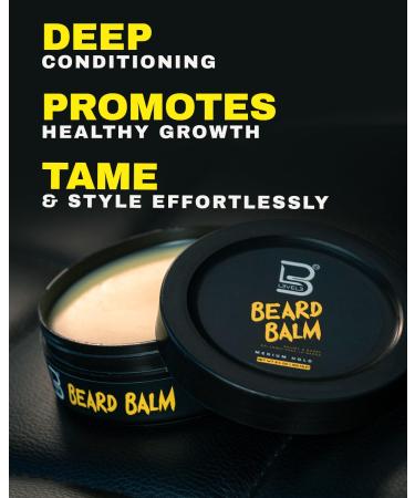 L3 Level 3 Beard Balm - Premium Leave-In Conditioner & Deep Massage Softener for Men - Ultimate Beard Care for a Soft Healthy Beard - Buy Online on SooperMarket.com