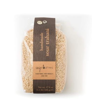 Agrozimi Traditional Greek Handmade Sour Trahana Pasta Made With Real Yogurt and Whole Milk (17.6 Ounces, 500 Grams)