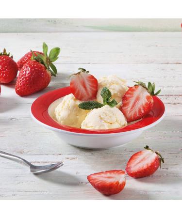 Ornamin Tilt-Trick Bowl 15.5 cm - White Melamine Eating Aid with Anti-Slip Design & Raised Edge for Independent Eating - Buy Online on SooperMarket.com