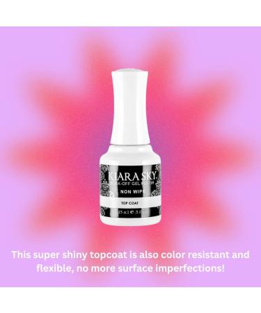 Kiara Sky Professional Nails Soak Off Gel Polish 0.5 fl oz - Non Wipe Top Coat - Buy Online on SooperMarket.com