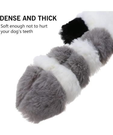 Stuffingless Dog Toy Squirrel Raccoon Squeaky Plush Dog Toy Stuffingless Dog Chew Toy for Small Medium Dogs - 2 Pack 45cm 2 Packs 45cm - Buy Online on SooperMarket.com