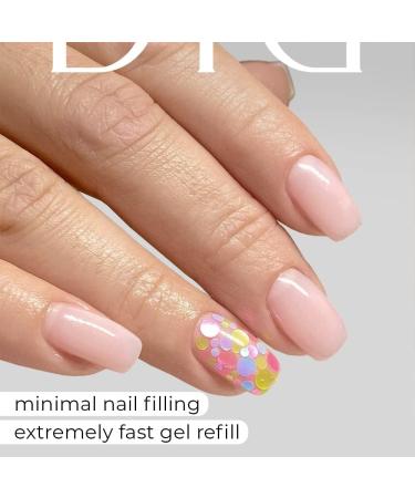 Didier Lab Premium Milky Pink Builder Gel 10ml - Nail Strengthener & Extension in a Bottle - LED UV Builder Gel for Nail Repair & Hardening - Ideal with Nail Forms - Buy Online on SooperMarket.com