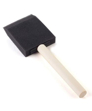 Tosnail 96 Pack 2 Inch Foam Paint Brush with Wooden Handles for Acrylics Stains Varnishes Crafts Arts