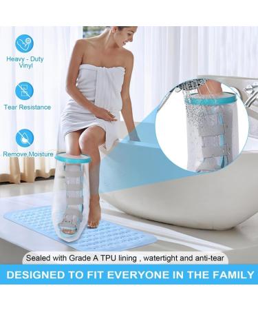 Besuso 1 Piece Waterproof Leg Cast Cover for Shower Adult Reusable Shower Boot Cover for Leg Foot Ankle - Buy Online on SooperMarket.com