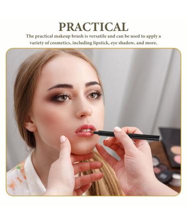 NOLITOY Lip Brushes Set - 2pcs Lipstick & Lip Gloss Applicator Small Concealer & Eyeshadow Makeup Brushes - Perfect for Flawless Makeup Applications - Buy Online on SooperMarket.com