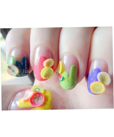 Pack Of 50 Cute Nail Art Canes Sticks Manicure Canes 3D Fruit Pattern Slices Perfect For Cellphone Decoration Nail Art Decoration(Fruit) - Buy Online on SooperMarket.com