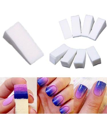8Pcs Nail Soft Sponges for Color Fade Manicure Nail Art Accessories - Buy Online on SooperMarket.com