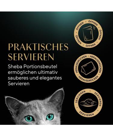 Sheba Selection in Sauce Cat Food - Poultry Variation for Adult Cats - 48 Portion Bags (4 Pack x 12 x 85g) - Premium International Shipping - Buy Online on SooperMarket.com