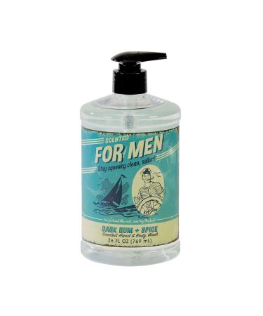 San Francisco Soap Company Scented for Men Dark Rum and Spice Hand and Body Wash