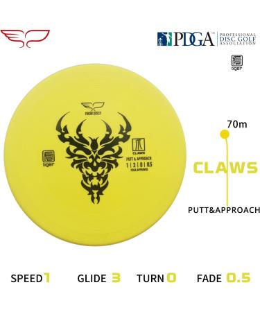 Yikun Professional Disc Golf Putter 165-170g | Perfect for Outdoor Competition | Yellow Disc Shade - Buy Online on SooperMarket.com