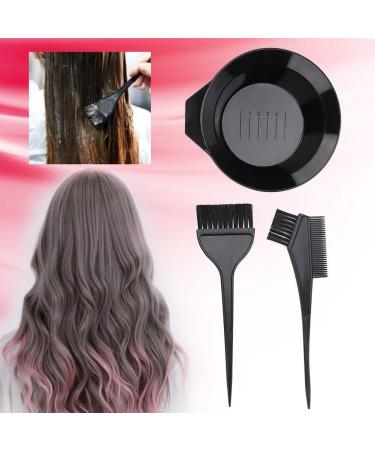 3pcs Professional Hair Coloring Brush & Bowl Set | Salon Quality Dyeing & Perming Tools - International Shipping Available - Buy Online on SooperMarket.com