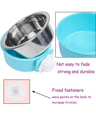 Stainless Steel Bird Feeding Dish Cup Stand - Cage Accessories for Parakeet, Conure, Cockatiels, Lovebirds, Budgie, Chinchilla - Buy Online on SooperMarket.com