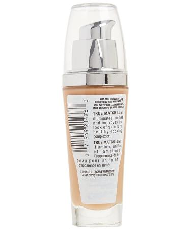 L'Oreal True Match Healthy Luminous Makeup SPF 20 - W4 Natural Beige, 1oz - Buy Online on SooperMarket.com