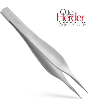 Otto Herder Manicure Splinter Tweezers 9.3 cm - Stainless Steel Pointed Tip Precision Tweezers for Flawless Grooming - Buy Online on SooperMarket.com