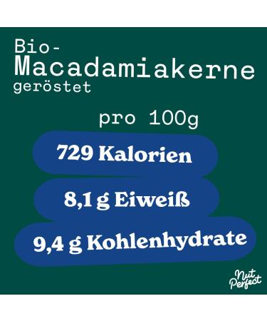 Buy Nut Perfect Bio-Macadamias - Delicious Nibbles with Creamy Texture | 80g | Pesticide-Free & Handcrafted - Buy Online on SooperMarket.com