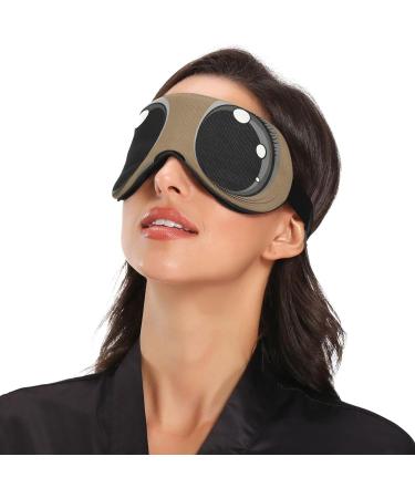 Haskirky Light Blocking Eye Mask - Breathable & Adjustable for Adults - Perfect for Travel, Yoga & Deep Sleep - Buy Online on SooperMarket.com