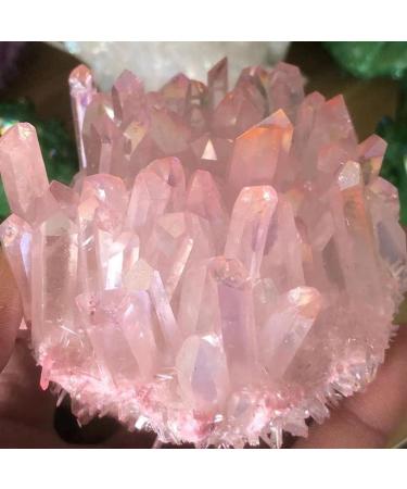 Natural Pink Crystal electroplated Crystal Cluster Crystal Pendant for FZUGEDRLI - Buy Online on SooperMarket.com