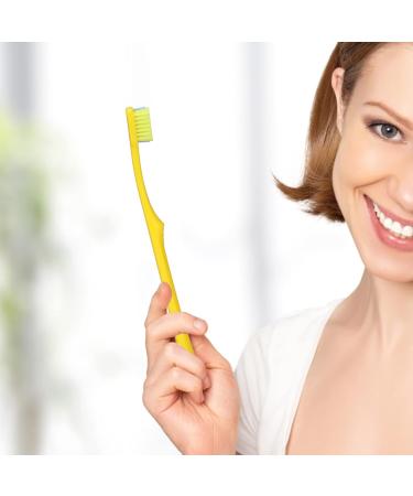 5-Piece Yellow Braces Care Set | Soft & V-Shaped Orthodontic Toothbrush | Interdental Brush for Effective Dental Hygiene - Buy Online on SooperMarket.com