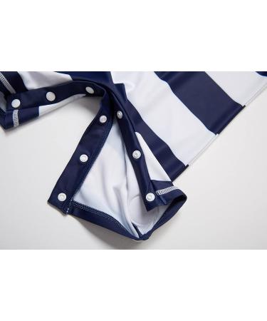 BONVERANO Baby Boys Swimsuit 9-12 Months Navy Stripe - UPF 50+ Sun Protection - Buy Online on SooperMarket.com