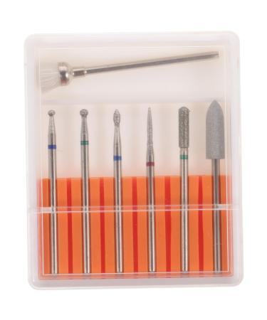 minkissy 1set Grinding Head Set Ceramic Drill Bit Pedicure Tools Sander Tool Manicure Pen Sander Portable Electric Nail Drill Nail Polishing Bits Manicure File Bit Nail Drill Bit To Rotate