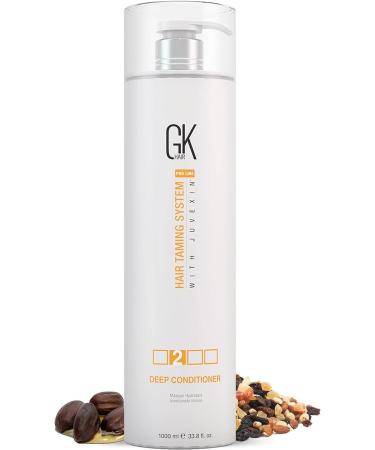 GK HAIR Global Keratin Deep Conditioner Masque 1000ml - Intense Hydrating Treatment for Dry, Damaged, Color-Treated Hair - Buy Online on SooperMarket.com