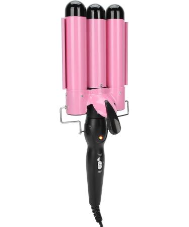 3 Barrel Curling Iron Wand Adjustable Hair Curler Waver Crimper 110V 240V Fast Heating Easy Temperature Adjustment Hair Styling Suitable for Wavy Hairstyles (32mm) - Buy Online on SooperMarket.com