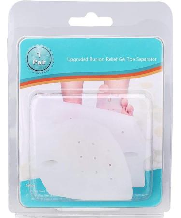 Silicone Hallux Valgus Correction Toe Separators - Bunion Pads for Pain Relief and Bunions Correction - Universal Size - Buy Online on SooperMarket.com
