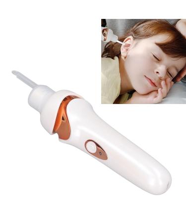 LED Light Electric Ear Wax Cleaner Vacuum - USB Charging for Adults & Kids - White - Buy Online on SooperMarket.com