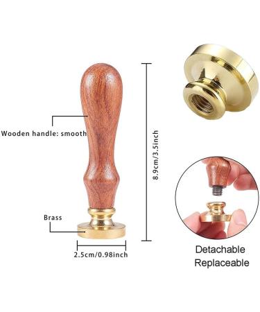 Craspire Butterfly Wax Seal Stamp 25mm - Retro Wood Handle for Envelopes & Invitations - Wedding Decor & Bottle Embellishment - Buy Online on SooperMarket.com
