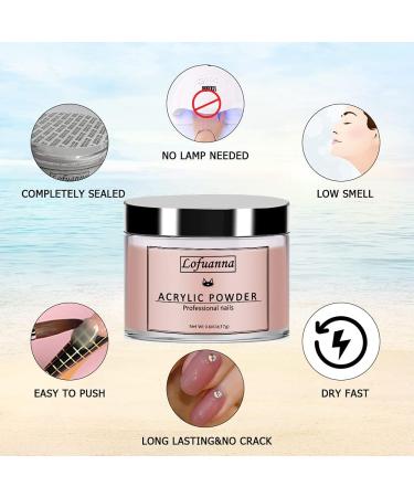 Lofuanna 17g Professional Bean Paste Color Acrylic Powder - Salon Quality Nail Extension System (06) - Buy Online on SooperMarket.com