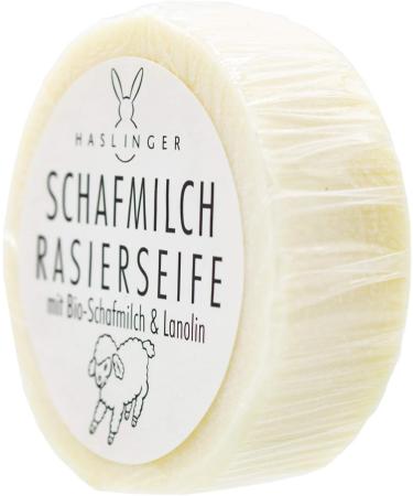 Haslinger Sheepmilk Latte di Pecora Shaving Soap 60g - Premium Quality - Buy Online on SooperMarket.com
