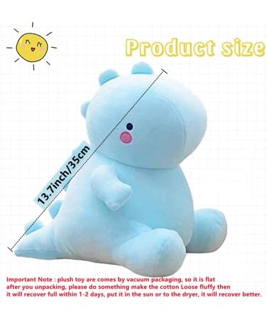 Cute Dinosaur Plush Toy - Soft Stuffed Animal for Children's Room Decor - Perfect Blue Birthday Gift - Buy Online on SooperMarket.com