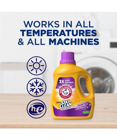 Arm & Hammer Plus OxiClean Odor Blasters Liquid Laundry Detergent - Fresh Botanical 77 Loads 100.5 Fl oz - Ships Worldwide - Buy Online on SooperMarket.com