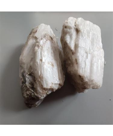 Natural Crystal Rough 500g Natural Raw Threadiness Wollastonite Stone Teaching Specimen Industrial Raw Materials Collection Home Decoration Crystal Random size 500g - Buy Online on SooperMarket.com