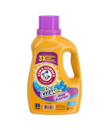 Arm & Hammer Plus Oxiclean Odor Blasters Fresh Burst 35 Loads Liquid Laundry Detergent 45.5 Fl Oz