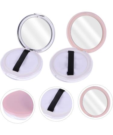 BELLIFFY 2pcs Dispensing Empty Toner Makeup Jar Refillable Loose Powder Holder Powder Puff Glass - Buy Online on SooperMarket.com