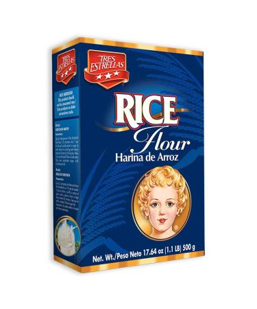 Tres Estrellas Rice Flour Perfect for Baking Gluten-Free 17.6 Oz Pack Of 12
