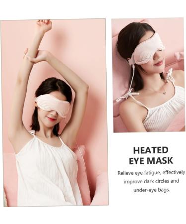 Beavorty 1 Set Heating Sleeping Eye Mask Pink USB Hood - Buy Online on SooperMarket.com