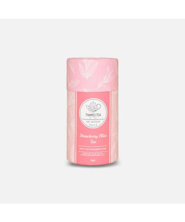 Thames Tea | Premium Selection of Flavoured Tea | Luxury British Tea Experience | Tubebox (Strawberry Bliss Tea)